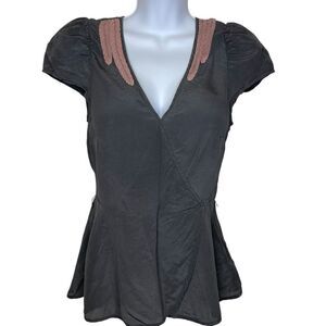 Florets by Anthropologie BLUSHING AVIAN BLOUSE seen on Alice Cullen Twilight 0